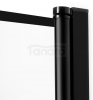 NEW TRENDY Kabina prysznicowa Superia Black 80x80x195, podwójne drzwi składane K-0592